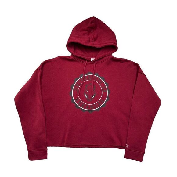 Russell Women's University Of Arkansas Cropped Hoodie - Picture 1 of 11